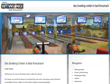 Tablet Screenshot of bowling-badkreuznach.de